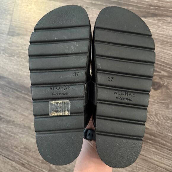 Alohas Fireplace Leather Mule - Picture 6 of 6